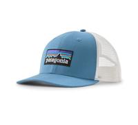 Patagonia P-6 Logo Trucker hat Shore blue
