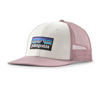 PATAGONIA P-6 Logo Trucker Hat - Uomo - Bianco / Rosa - Taglia unica- modello 2026