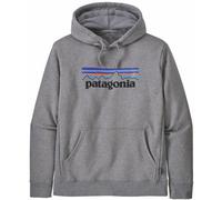Patagonia P-6 Logo Uprisal - felpa con cappuccio - uomo L Grey man Recycled Materials,Fair Trade Certified