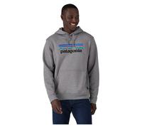 Felpa con cappuccio Patagonia P-6 Logo Uprisal grigio chiaro - L