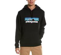 Felpa con cappuccio Patagonia P-6 Logo Uprisal nero intenso - S