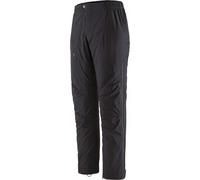 Patagonia - Pantaloni impermeabili leggeri e comprimibili - M's Granite Crest Rain Pants Black in Nylon - Taglia L - Nero