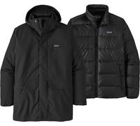 Patagonia - Parka 3-in-1 caldo ed impermeabile - M's Tres 3-in-1 Parka Black per Uomo in Pelle - Taglia L - Nero