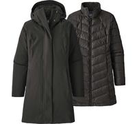 Patagonia - Parka caldo e impermeabile - W's Tres 3-in-1 Parka Black per Donne - Taglia M - Nero