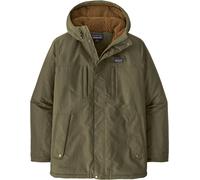 Patagonia - Parka da uomo con cappuccio staccabile - M's Isthmus Parka Basin Green per Uomo in Nylon - Taglia M - Kaki