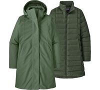 Patagonia - Parka donna caldo e impermeabile - W's Tres 3-in-1 Parka Old Growth Green per Donne - Taglia M - Verde