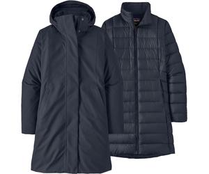 Patagonia - Parka donna caldo e impermeabile - W's Tres 3-in-1 Parka Smolder Blue per Donne - Taglia M - Blu navy