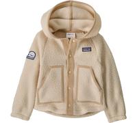 Patagonia - Pile a collo alto - Baby Retro Pile Jkt Live Simply Whale Patch: Dark Natural - Taglia Bambino 4a - Beige