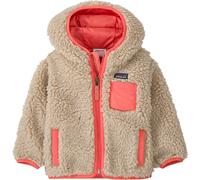 Patagonia - Pile antivento - Baby Retro-X Hoody Natural w/Sparkle Pink in Poliestere Riciclato - Taglia Bambino 2a - Beige