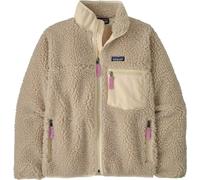 Patagonia - Pile antivento con collo con zip - W's Classic Retro-X Jkt Natural w/Light Violet per Donne - Taglia L - Beige