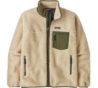 Patagonia - Pile antivento e traspirante - M's Classic Retro-X Jkt Dark Natural w/Basin Green per Uomo - Taglia XS - Beige