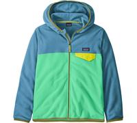 Patagonia - Pile caldo con zip - K's Micro D Snap-T Jkt Early Teal w/Shore Blue in Poliestere Riciclato - Taglia XXL