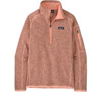 Patagonia - Pile caldo con zip - W's Better Sweater 1/4 Zip Peach Sherbet per Donne in Poliestere Riciclato - Taglia M - Rosa