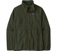 Patagonia - Pile caldo da uomo - M's Better Sweater Jkt Scales: Old Growth Green per Uomo in Poliestere Riciclato - Taglia M - Verde