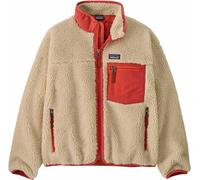 Patagonia - Pile caldo e antivento - K's Retro-X Jkt Natural w/Potters Red in Pelle - Taglia 141 - Beige