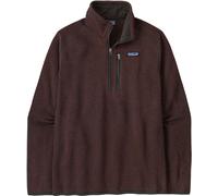 Patagonia - Pile caldo e confortevole - M's Better Sweater 1/4 Zip Den Brown per Uomo in Poliestere Riciclato - Taglia L - Marrone