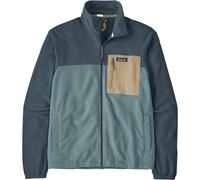 Patagonia - Pile caldo e confortevole - M's Micro D Patch Pocket Jkt Blue Sage per Uomo in Nylon - Taglia M