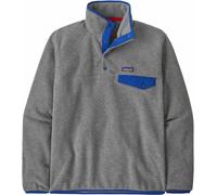 Patagonia - Pile caldo e leggero - M's LW Synch Snap-T P/O Nickel w/Clement Blue per Uomo in Poliestere Riciclato - Taglia L - Grigio
