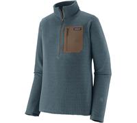 Patagonia - Pile con cerniera, effetto goffrato e asciugatura rapida - M's R1 Air Zip Neck Summit Blue in Poliestere Riciclato - Taglia S