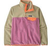 Patagonia - Pile con collo alto e bottoni a pressione - W's LW Synch Snap-T P/O Light Violet per Donne in Nylon - Taglia S - Viola