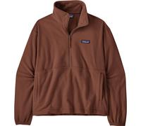 Patagonia - Pile con mezza cerniera, caldo e confortevole - W's Micro D 1/2 Zip Fleece P/O Berm Brown per Donne in Poliestere Riciclato - Taglia S - Marrone