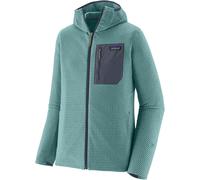 Patagonia - Pile goffrato ad asciugatura rapida con zip - M's R1 Air Full-Zip Hoody Blue Sage per Uomo in Poliestere Riciclato - Taglia M