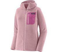 Patagonia - Pile goffrato ad asciugatura rapida con zip - W's R1 Air Full-Zip Hoody Quiet Violet per Donne in Poliestere Riciclato - Taglia M - Viola