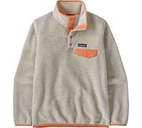 Patagonia - Pile leggero - W's LW Synch Snap-T P/O Oatmeal Heather w/Heirloom Peach per Donne in Poliestere Riciclato - Taglia S - Beige Beige S