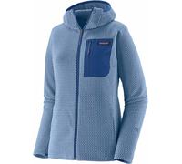 Patagonia - Pile tecnico con cappuccio da donna - W's R1 Air Full-Zip Hoody Barnacle Blue per Donne - Taglia M