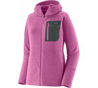 Patagonia - Pile tecnico con cappuccio da donna - W's R1 Air Full-Zip Hoody Brisk Purple per Donne - Taglia S - Rosa