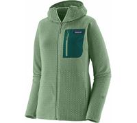 Patagonia - Pile tecnico con cappuccio da donna - W's R1 Air Full-Zip Hoody Ellwood Green per Donne - Taglia XS - Verde