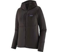Patagonia - Pile tecnico con cappuccio - W's R1 Thermal Full-Zip Hoody Black per Donne - Taglia L - Nero