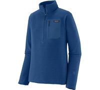 Patagonia - Pile tecnico da uomo con mezza zip - M's R1 Air Zip Neck Clement Blue per Uomo - Taglia L