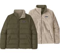 Patagonia - Piumino reversibile - M's Reversible Silent Down Jkt Basin Green per Uomo in Poliestere Riciclato - Taglia M - Verde