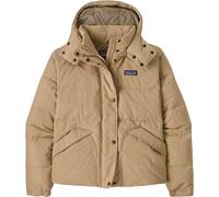 Patagonia - Piumino riciclato da donna - W's Downdrift Jkt Oar Tan w/Seabird Grey per Donne in Nylon - Taglia L - Beige