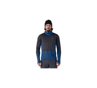 Patagonia r1 hoody pile con cappuccio blu per uomo