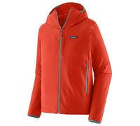 Felpa con cappuccio patagonia r1 techface arancione da uomo