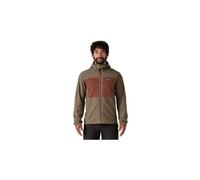 Patagonia r2 techface hoody uomo in pile polare marrone
