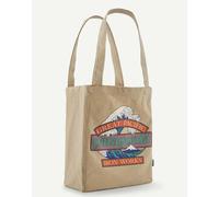 Patagonia recycled market tote great waves classic tan
