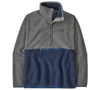 Patagonia - Retro Pile 1/2 Snap Pullover - Pullover in pile M grigio/blu