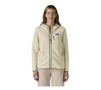 Patagonia Retro Pile Hoody - giacca in pile con cappuccio - donna L White/Green woman Bluesign,Recycled Materials,Polartec Classic,Fair Trade Certified