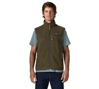 Patagonia - Felpa double-face senza maniche in Polartec® - M's Retro Pile Vest Basin Green per Uomo - Taglia M - Kaki