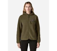 Patagonia - Felpa con cappuccio in Polartec® - W's Retro Pile Hoody Basin Green per Donne - Taglia XS - Kaki