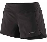 Patagonia - Short da running - W's Strider Pro Shorts - 3 1/2 in. Black per Donne in Pelle - Taglia M - Nero