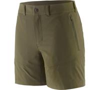 Patagonia - Short elasticizzato idrorepellente - W's Terravia Trail Shorts 6 in. Basin Green per Donne in Poliestere Riciclato - Taglia 2 US - Verde