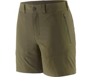 Patagonia - Short elasticizzato idrorepellente - W's Terravia Trail Shorts 6 in. Basin Green per Donne in Poliestere Riciclato - Taglia 6 US - Verde