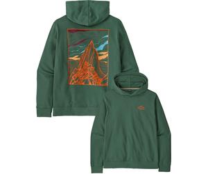 Patagonia - Sweat à capuche confortable - M's Cloud Crag Daily Hoody Canopy Green per Uomo in Cotone - Taglia M - Verde
