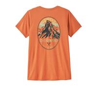 Patagonia T-shirt Cap Cool Daily Graphic Donna Chouinard Crest/Rock Melon M