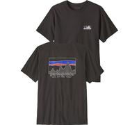 Patagonia - t-shirt classico e comoda in cotone biologico - M's '73 Skyline T-Shirt Ink Black per Uomo in Cotone - Taglia M - Nero