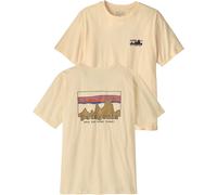 Patagonia - t-shirt classico e comoda in cotone biologico - M's '73 Skyline T-Shirt Undyed Natural per Uomo in Cotone - Taglia M - Beige
